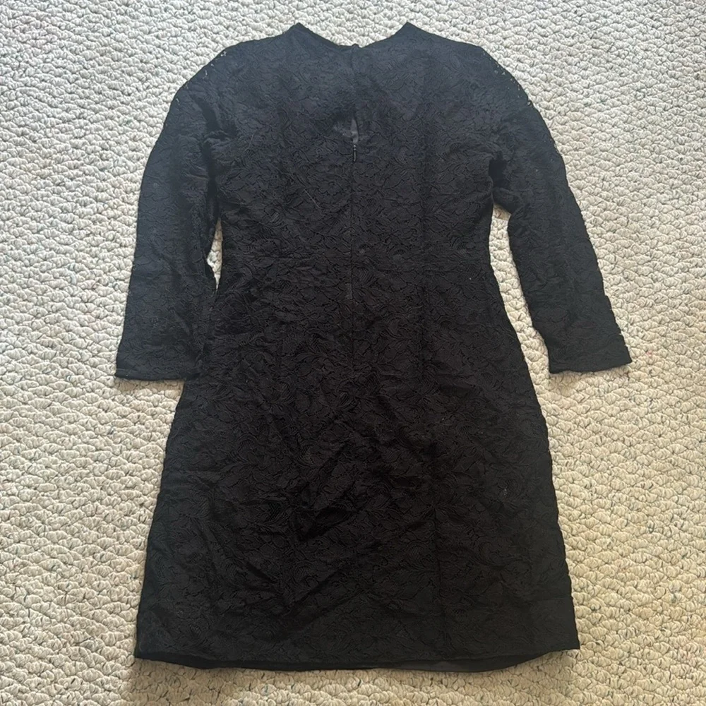 J. Crew Black Lace Dress